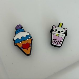 Set of 2 - Cute Croc Charm Jibbitz